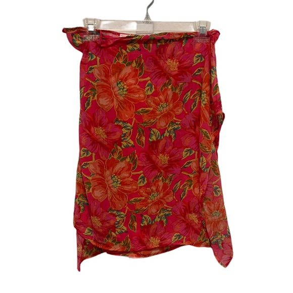 Beach Riot Floral Swim Cover Up Wrap Skirt - Picture 1 of 7